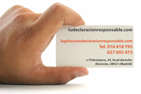 Contacto: legaliza@tudelcaracionresponsable.com 916 418 795